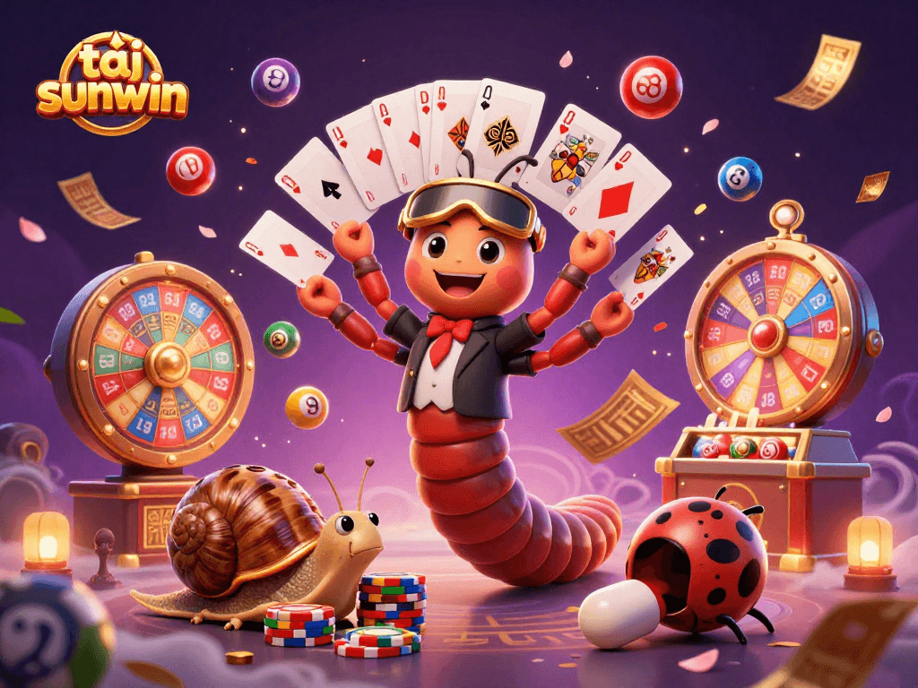 Engage in thrilling gaming experiences with the tải sunwin casino world in vibrant 3D illustration.