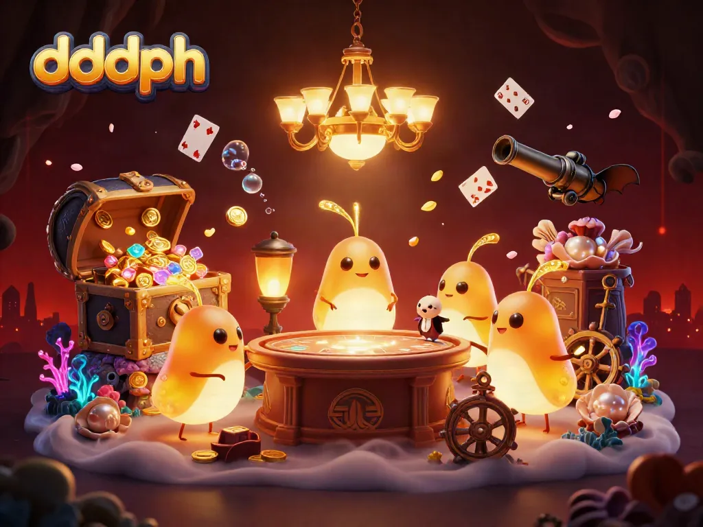 Experience the thrill of dddph in a captivating cave casino scene filled with vibrant glowworms.