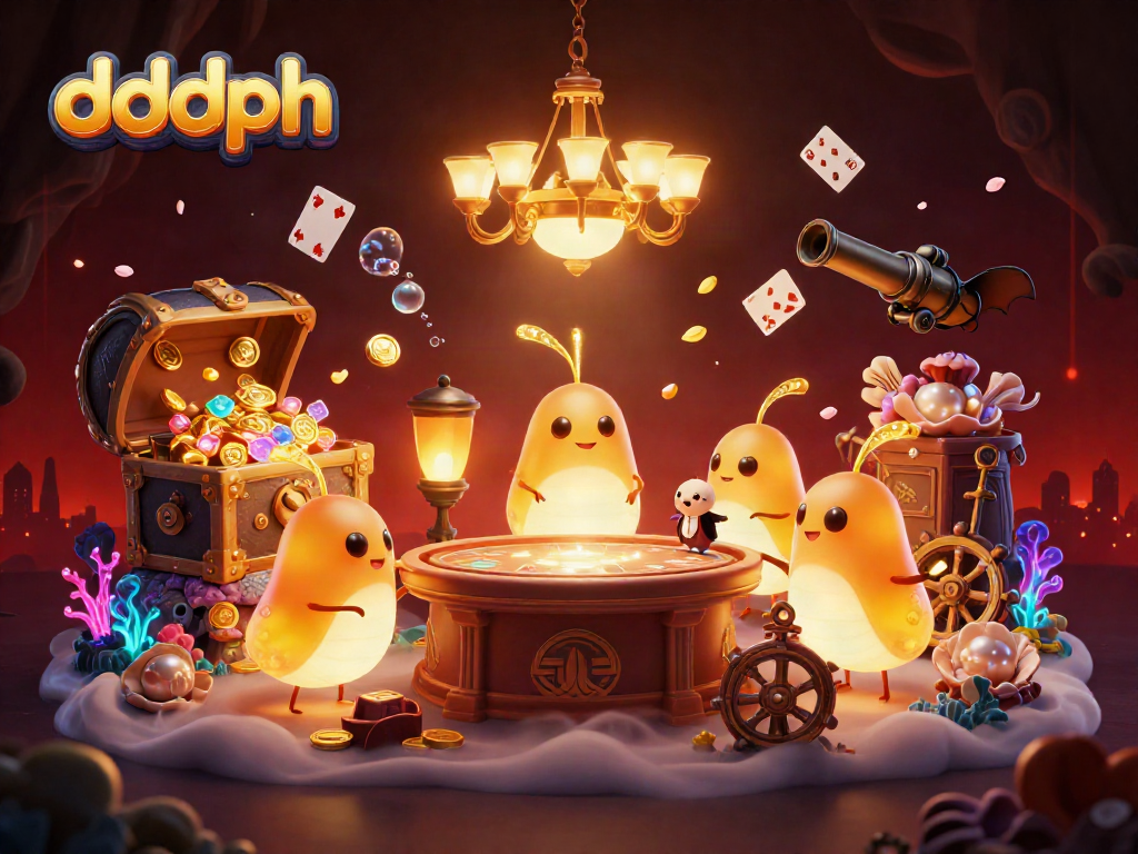 Experience the thrill of dddph in a captivating cave casino scene filled with vibrant glowworms.