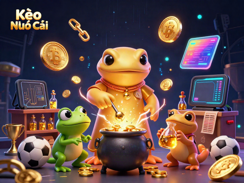 Engage with Kèo Nhà Cái as the golden salamander alchemist transforms metals into wealth in the vibrant gambling world.