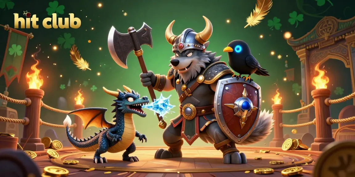 Experience thrilling gameplay at hit club with exciting casino characters and gold-rich visuals.