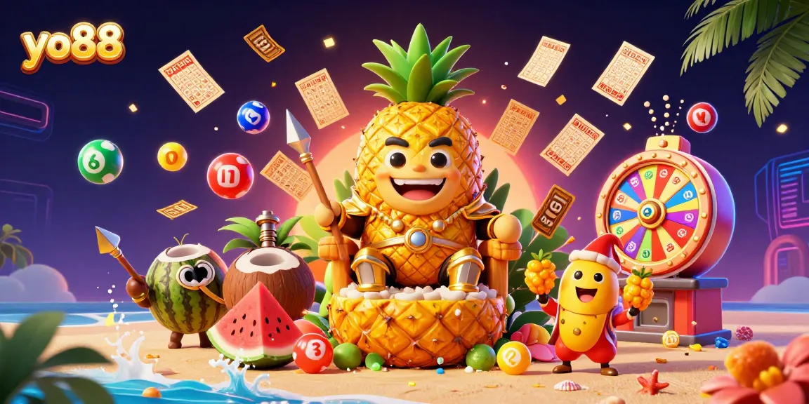 Experience thrilling adventures at yo88 with dynamic characters and vibrant game elements in this ultra-detailed 3D illustration.