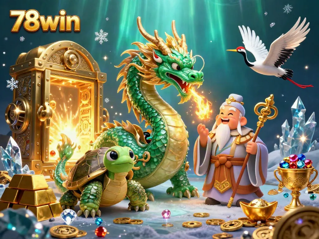 Experience thrilling gameplay with 78win's online casino featuring lucky symbols and gold treasures.