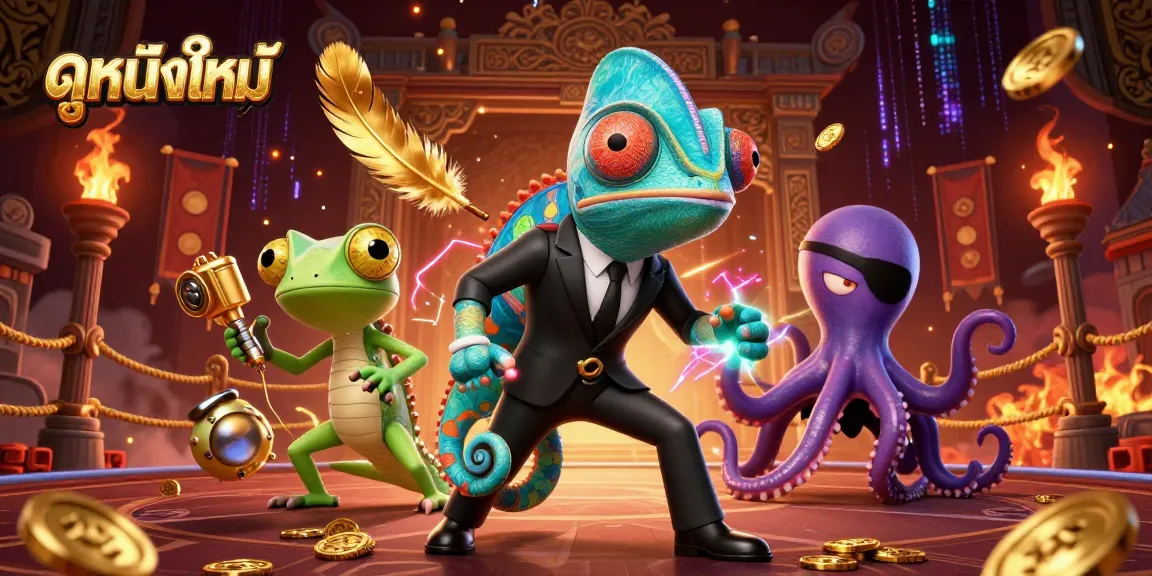 Engage with ดูหนังใหม่ in a vibrant gambling scene filled with dynamic casino elements.
