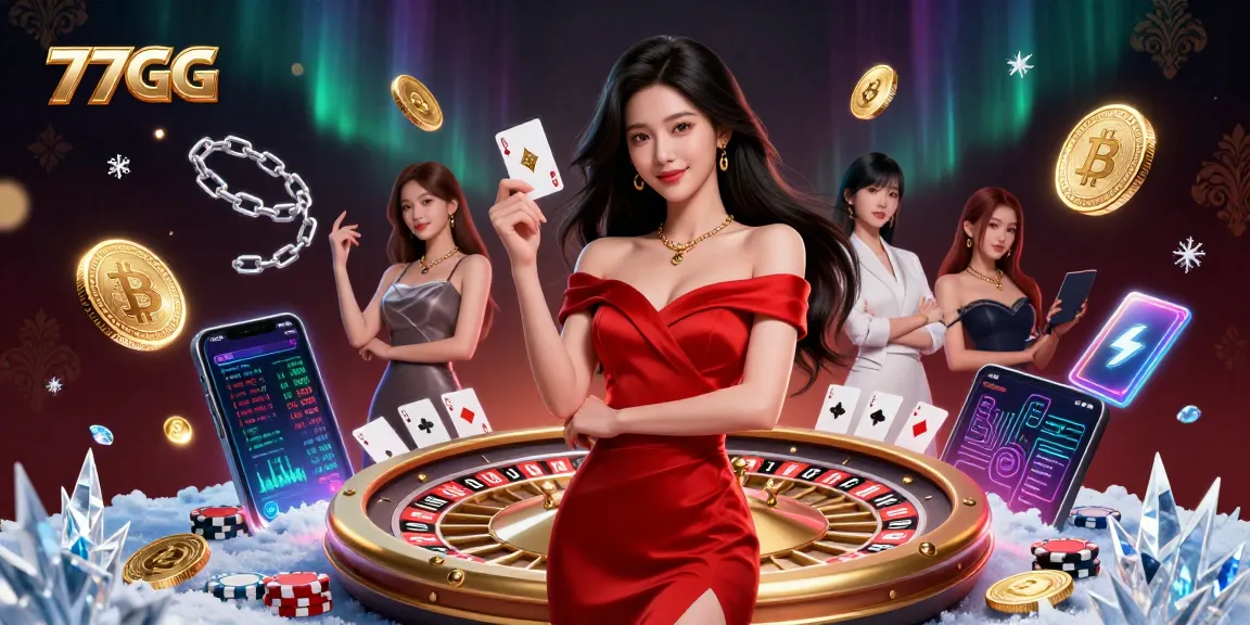 Engage with 77GG's exciting casino experience featuring vibrant characters and dynamic game elements.