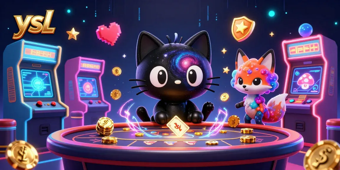 Experience thrilling gameplay with ysl featuring a cosmic casino theme and vibrant character interactions.