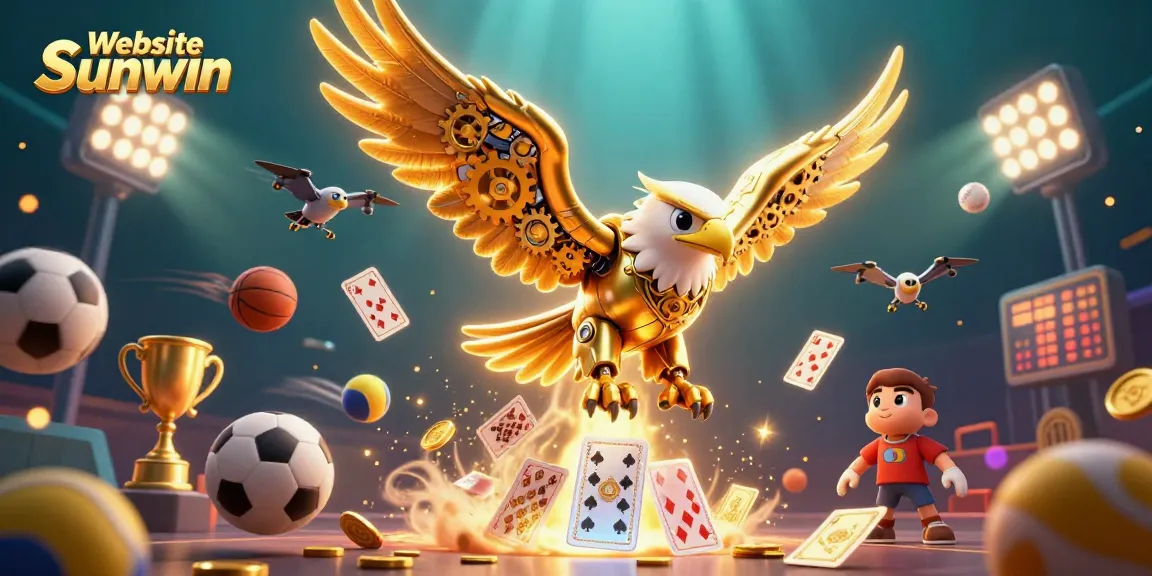 Experience exhilarating gameplay at Website Sunwin with a vibrant 3D casino scene featuring immersive elements and excitement.