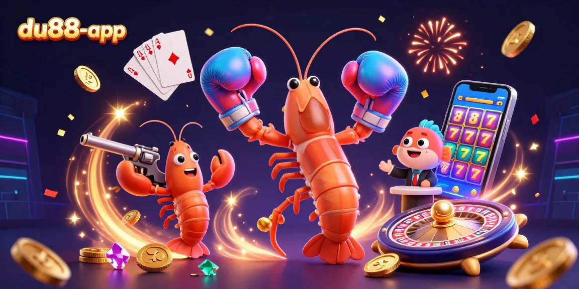 Engage with du88-app as vibrant marine characters celebrate casino wins with dynamic elements.