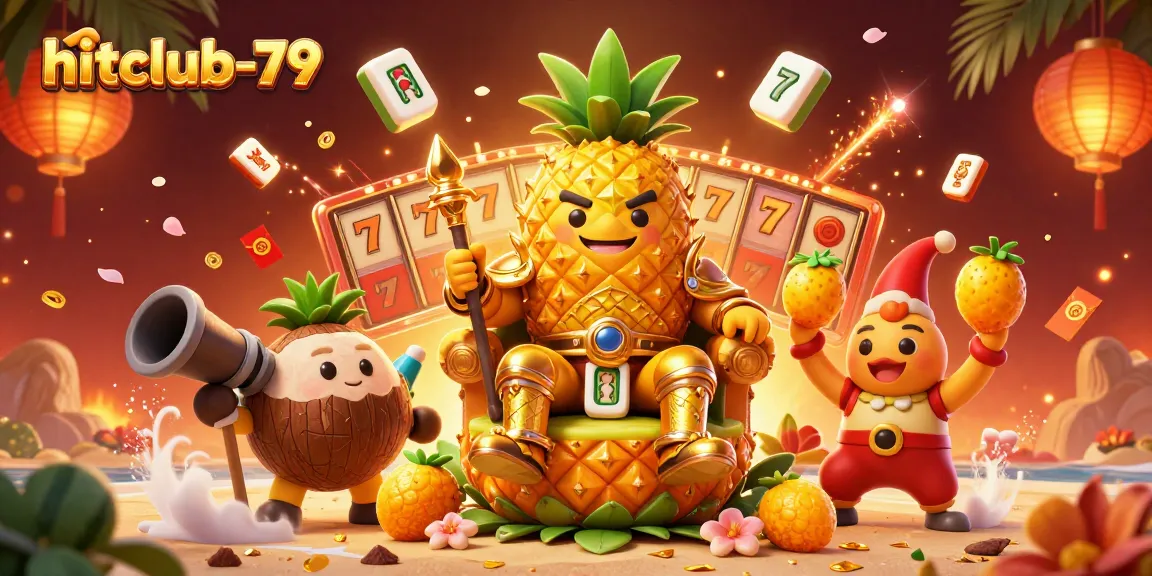 Experience thrilling gaming action at hitclub-79 with our vibrant 3D cartoon casino scene.